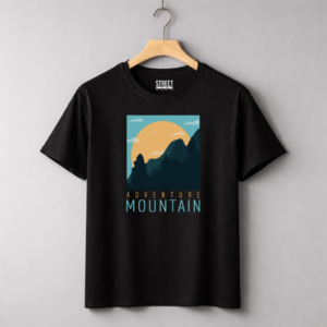 Adventure Mountain - Design ID:11346982 Black