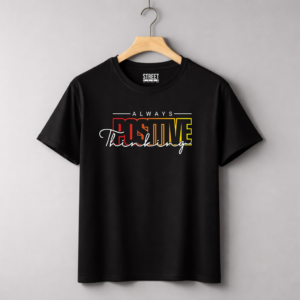 Always Positive Thinking – Design ID:13179126 Black
