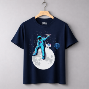 Astronaut On Moon – Design ID:89651675 Blue