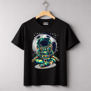 Astronaut Yoga – Design ID:18895898 Black