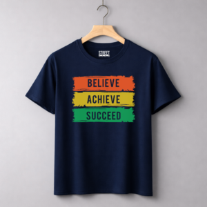 Believe Achieve Succeed – Design ID:27190096 Blue