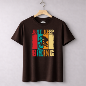 Just Keep Biking – Design ID:95212346 Brown