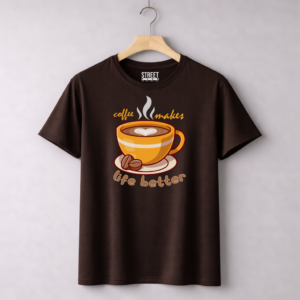 Coffee Makes Life Better – Design ID:20544291 Brown