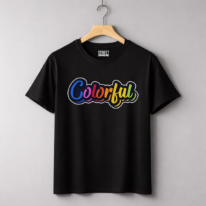 Colorful Typography – Design ID:13707265 Black