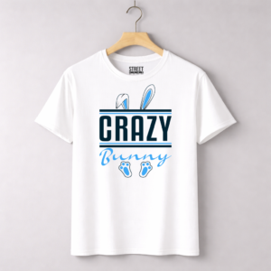 Crazy Bunny - Design ID:15806510 White