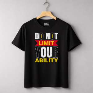 Do Not Limit Your Ability – Design ID:23289472 Black