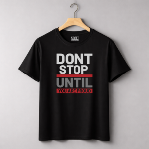 Don't Stop Until – Design ID:21747780 Black