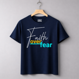 Faith Over Fear – Design ID:13136055 Blue