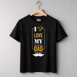 I Love My Dad – Design ID:76509855 Black