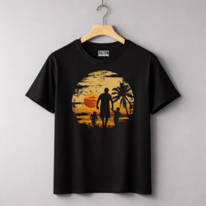 Father With Kids – Design ID:71575423 Black