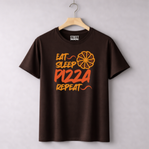 Eat Sleep Pizza Repeat – Design ID:22425537 Brown
