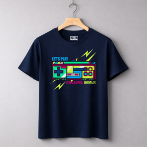Lets Play Awesome Gamer – Design ID:11816107 Blue