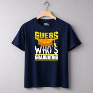 Guess Who's Graduating – Design ID:21122220 Blue
