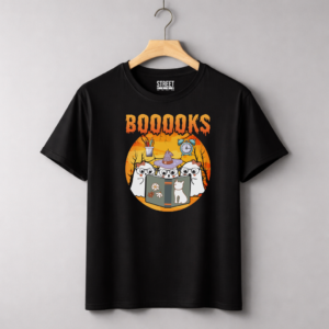 Halloween Books Teacher – Design ID:14710440 Black