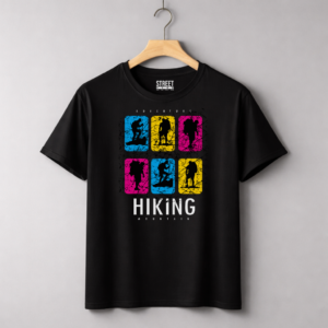 Hiking Adventure Mountain - Design ID:20289593 Black