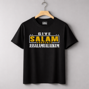 Give Salaam Properly – Design ID:29361230 Black