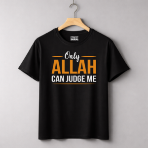 Only Allah Can Judge Me – Design ID:25945311 Black