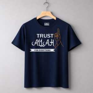 Trust Allah For Everything – Design ID:22392919 Blue