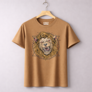 Lion Roaring Face - Design ID:10192931 Camel