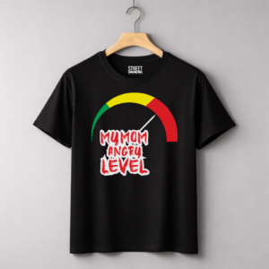 My Mom Angry Level – Design ID:56232003 Black