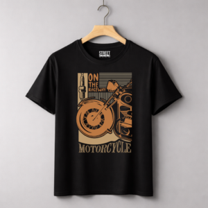 On The Raceway Motorcycle – Design ID:11346830 Black