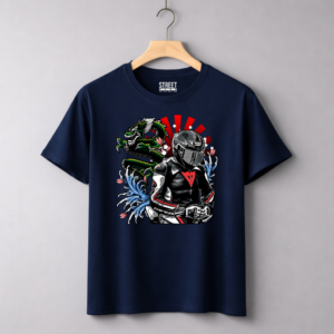 Rider With Dragon – Design ID:83445023 Blue