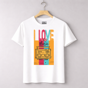I Love Music – Design ID:80836584 White