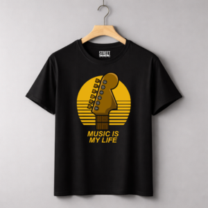 Music is My Life – Design ID:12026301 Black