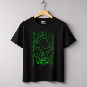 Music is My Life – Design ID:12044523 Black