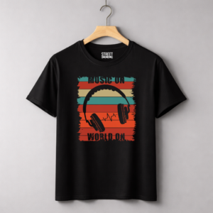 Music On World On – Design ID:21749065 Black