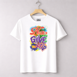 Never Give Up – Design ID:16545982 White