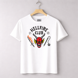 Stranger Things Hellfire Club - Design ID:93283431 White