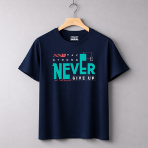 Never Give Up – Design ID:27576964 Blue