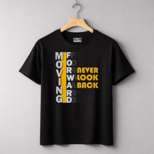 Never Look Back – Design ID:86958222 Black