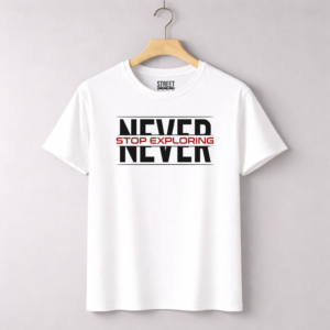 Never Stop Exploring - Design ID:13136079 White