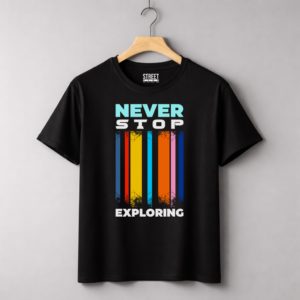 Never Stop Exploring - Design ID:13136089 Black