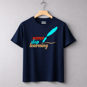 Never Stop Learning – Design ID:24706223 Blue