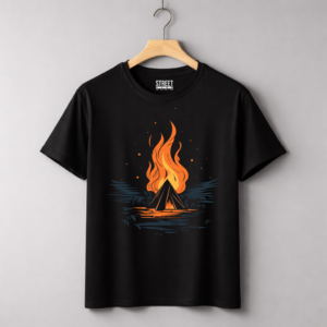Bonfire Pattern – Design ID:18341324 Black