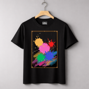 Multi Water Color Pattern – Design ID:29214103 Black