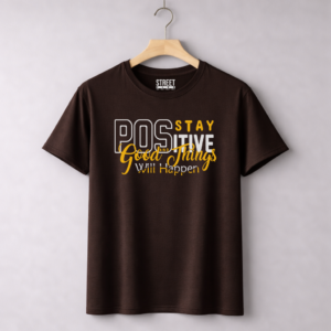 Stay Positive – Design ID:16896472 Brown