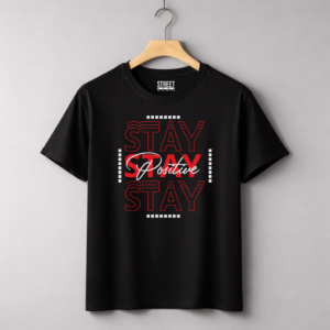 Stay Positive – Design ID:19564229 Black