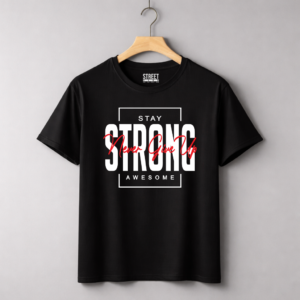 Stay Strong Awesome – Design ID:65957041 Black