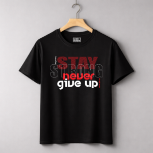 Stay Strong – Design ID:83301477 Black
