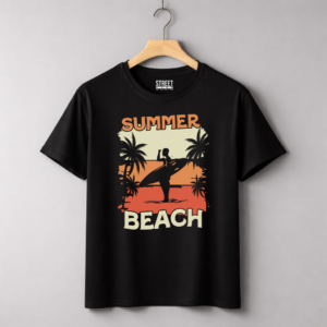 Summer Beach – Design ID:26733389 Black