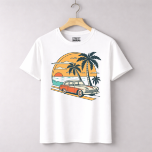 Car On The Beach – Design ID:60561763 White