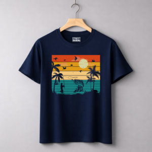 Summer Fishing Sunset – Design ID:27018810 Blue
