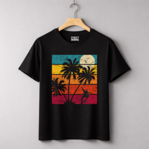 Palm Tree Enjoy – Design ID:26095759 Black