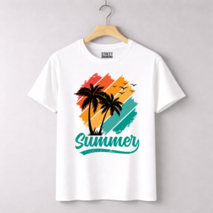 Summer Palm Tree – Design ID:36312140 White