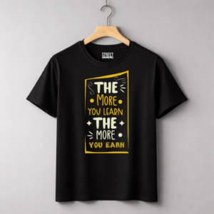 The More You Learn – Design ID:11660177 Black