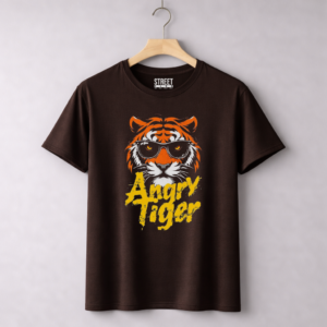 Angry Tiger - Design ID:56231997 Brown